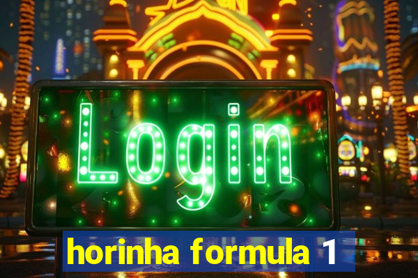 horinha formula 1